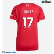 Camisa de Futebol Liverpool Curtis Jones #17 Equipamento Principal Mulheres 2025-26 Manga Curta